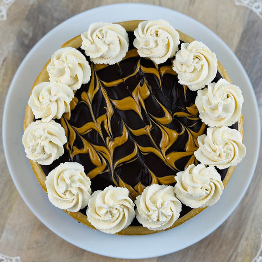 Peanut Butter and Chocolate Ganache Mini Cheesecake (7 inch round)
